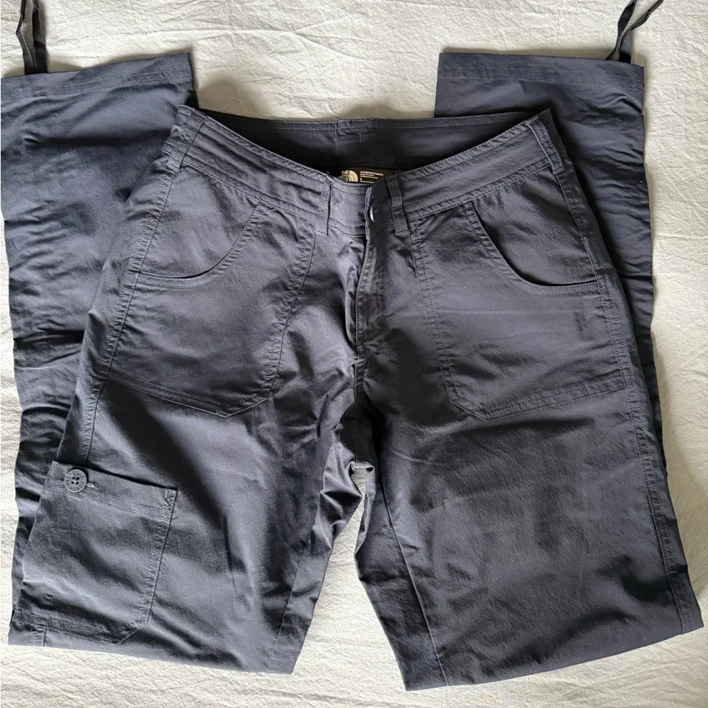 The North Face Cargo Pants Women’s Size 6 – Navy Blue Hiking Outdoor - Picture 6 of 7